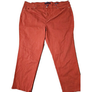 NWT Gloria Vanderbilt Amanda Slimming Jeans Women's Size 24W Autumn Blaze